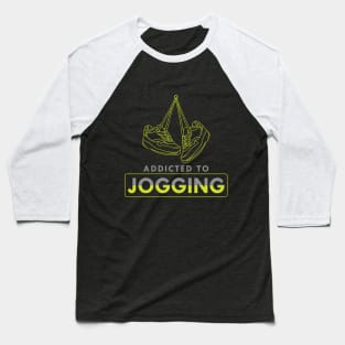 Jogging with Shoes Baseball T-Shirt